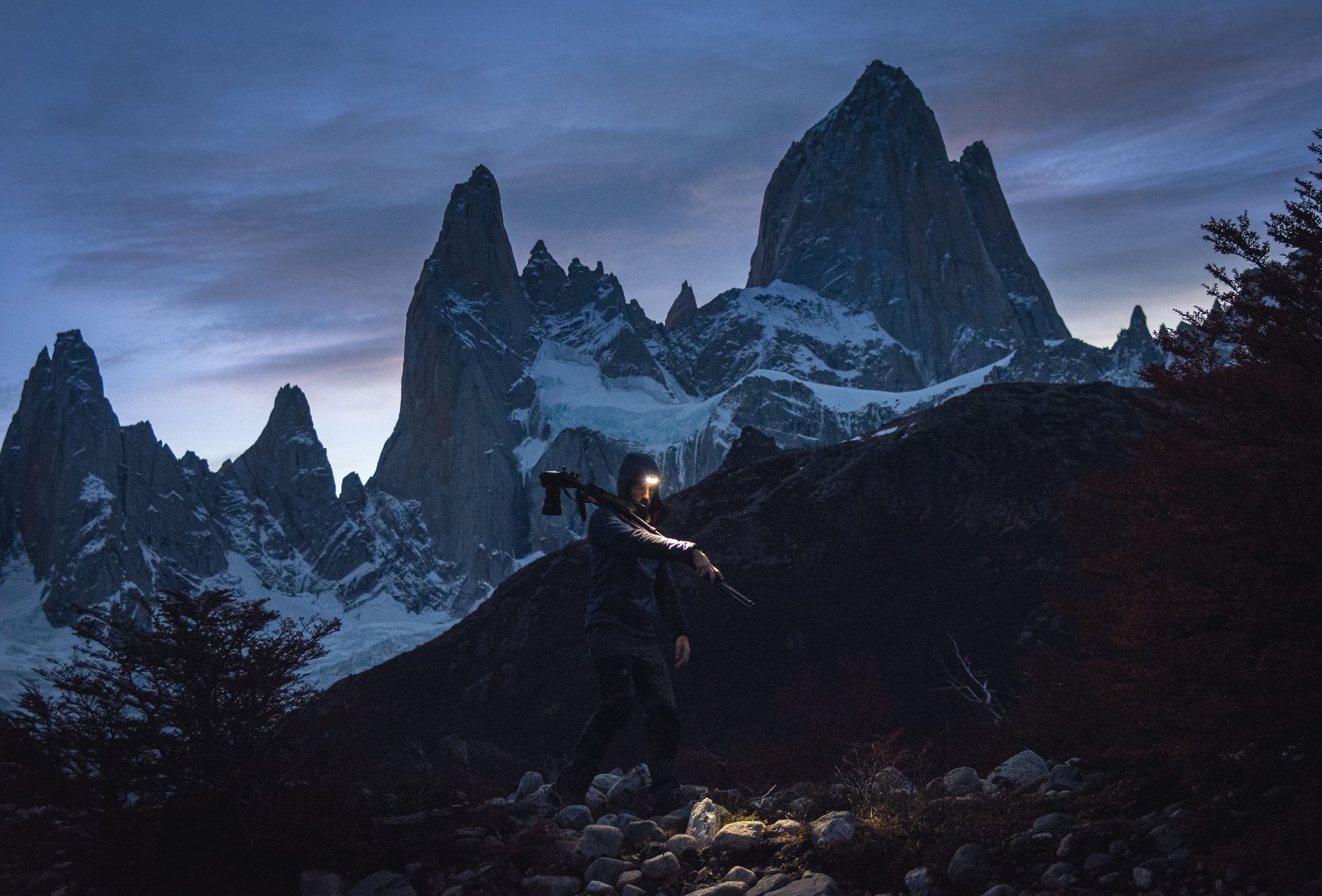 Roberto — photographer at Fitz Roy, Patagonia